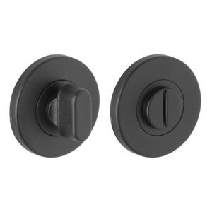 Toiletrozet vlak 6mm rond, Zwart 