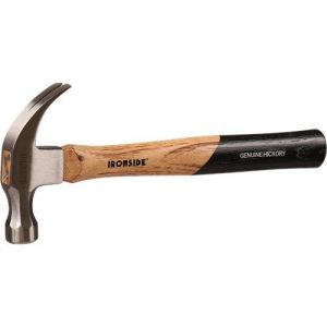 Klauwhamer 25mm Ironside met houten hickory steel.