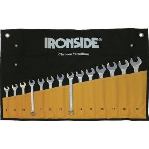 Ring- steeksleutelset Ironside, 12-delig