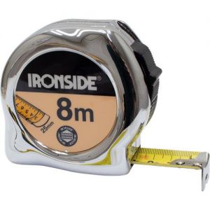 Rolbandmaat Pro Ironside 8 meter, bandbreedte 25mm