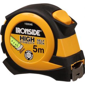 Rolbandmaat Rubber Ironside 5 meter, bandbreedte 25mm