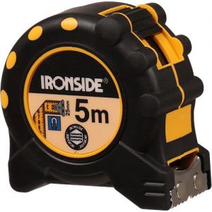 Rolbandmaat Rubber Ironside 5 meter, bandbreedte 25mm