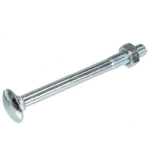 Slotbout Verzinkt  met moer DIN 603/555   M 5 X 80MM   Verpakt per 20 stuks 