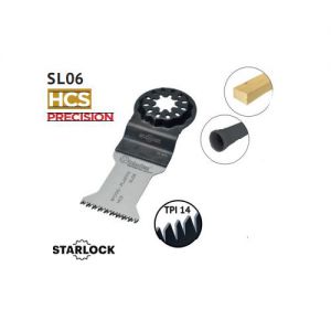 10 stuks + 1 gratis Qblades zaagblad HCS precision, SL06 34x40mm (BxL)
