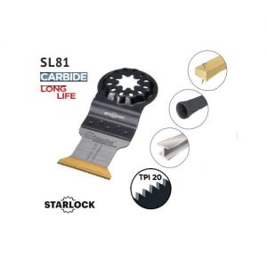 10 stuks + 1 gratis Qblades zaagblad carbidepro, SL81 35x45mm (BxL)